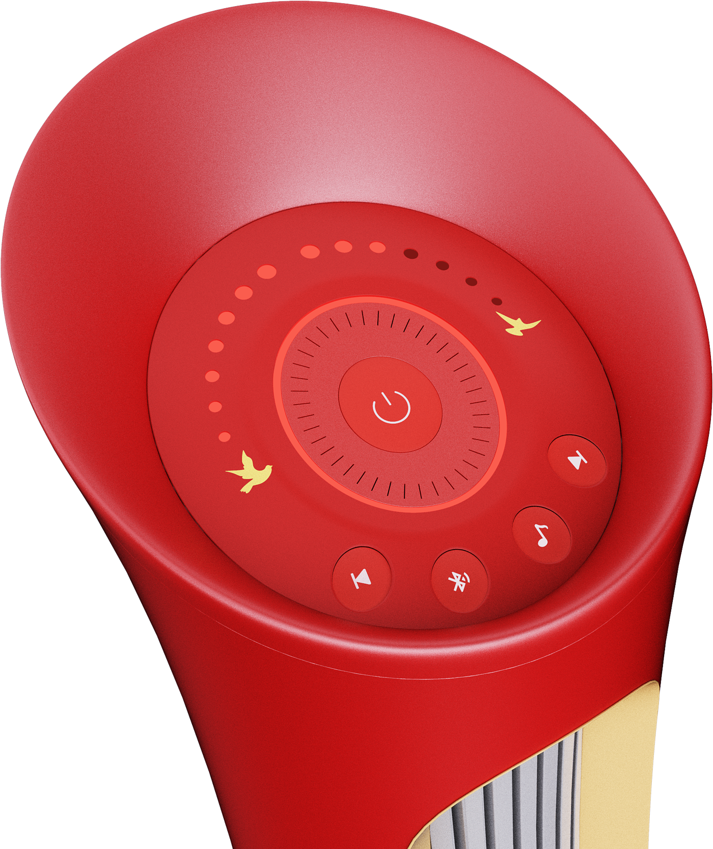 loudspeaker box，Red cultural creation，