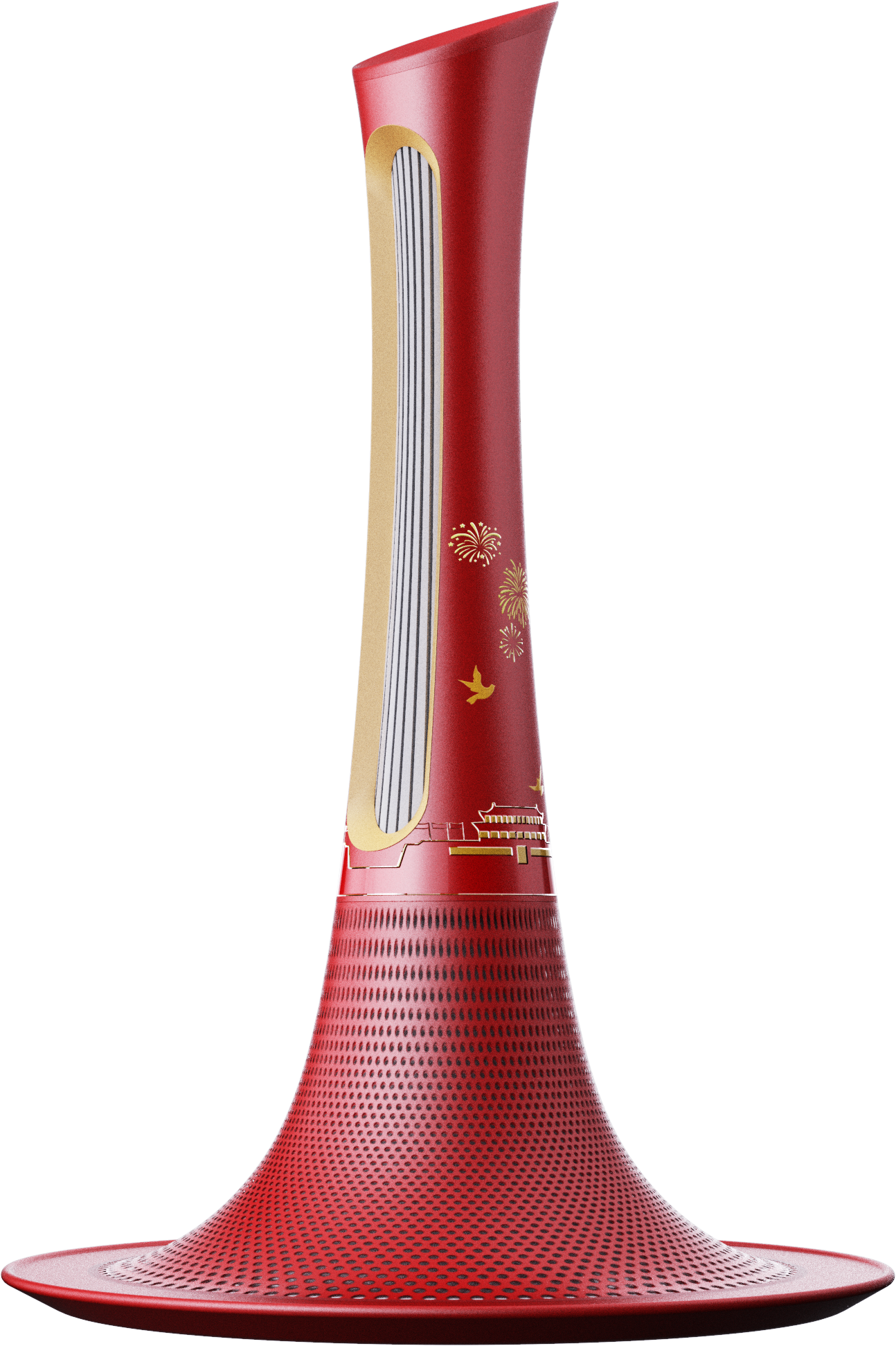 loudspeaker box，Red cultural creation，