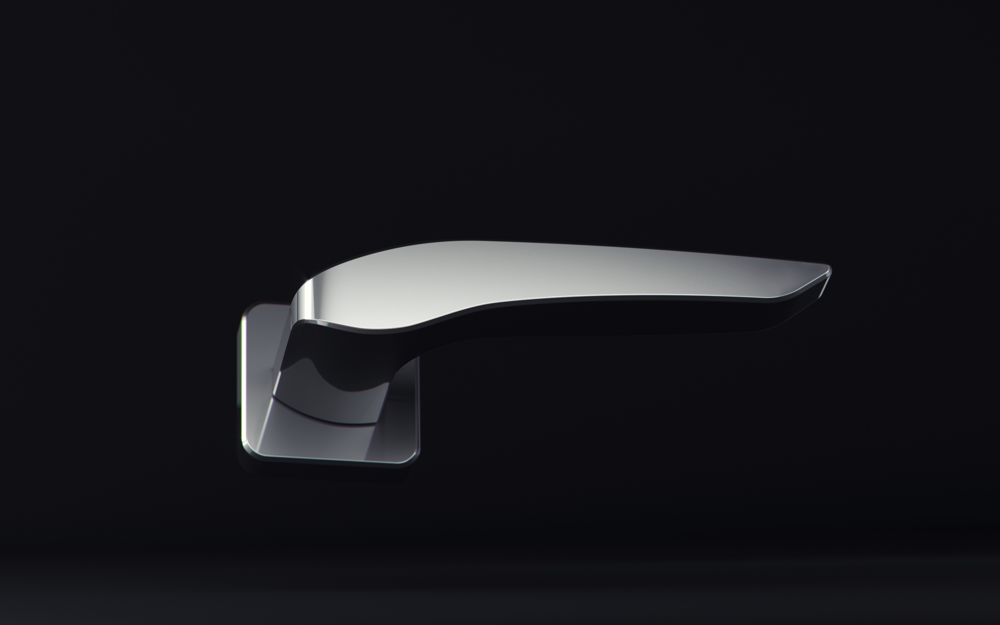 Door handle，silver，Italy，