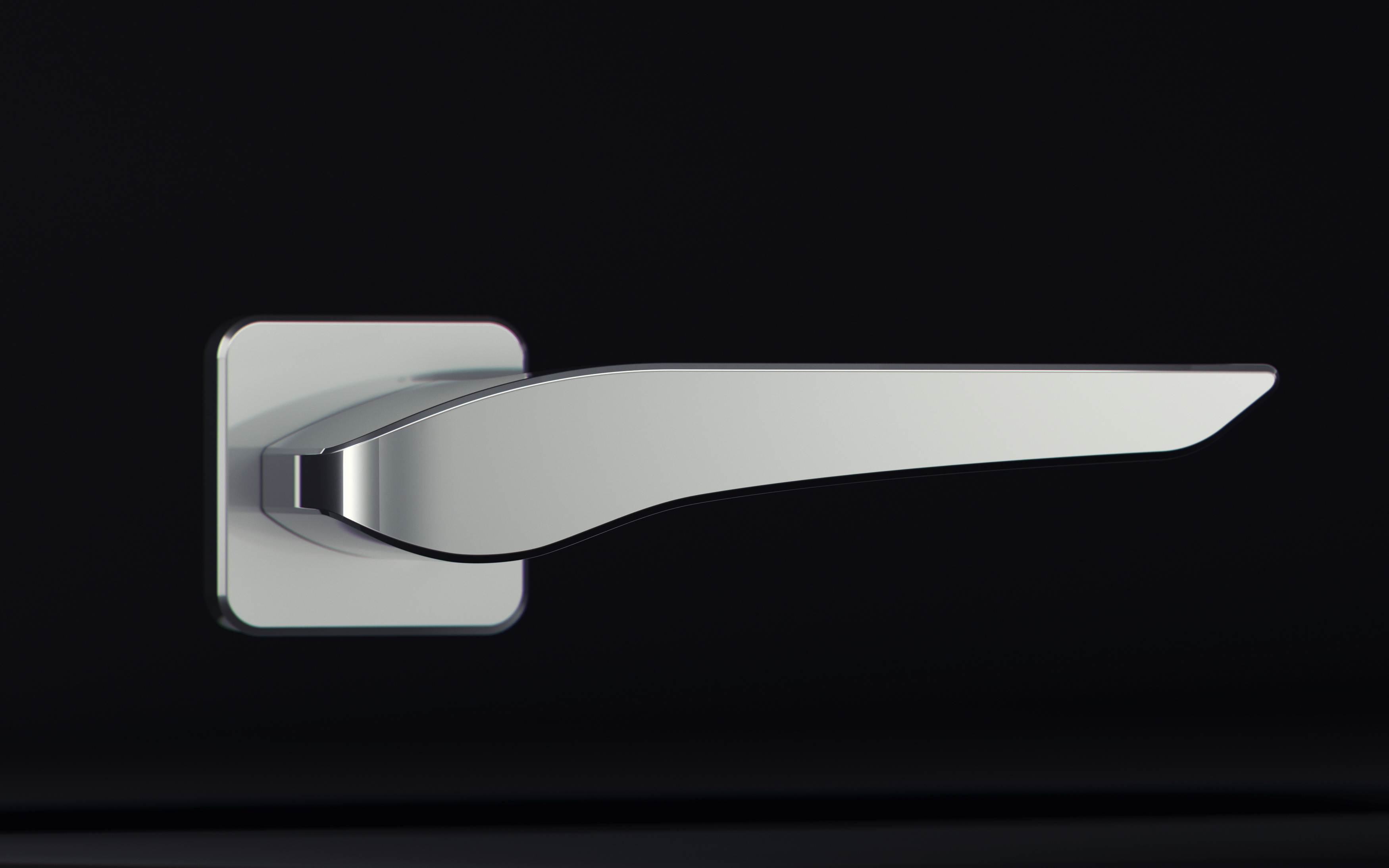 Door handle，silver，Italy，