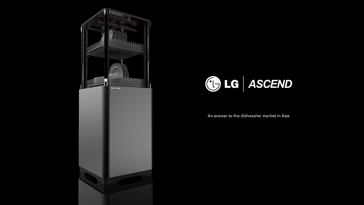 Asian design，LAscend，industrial design，dishwasher，