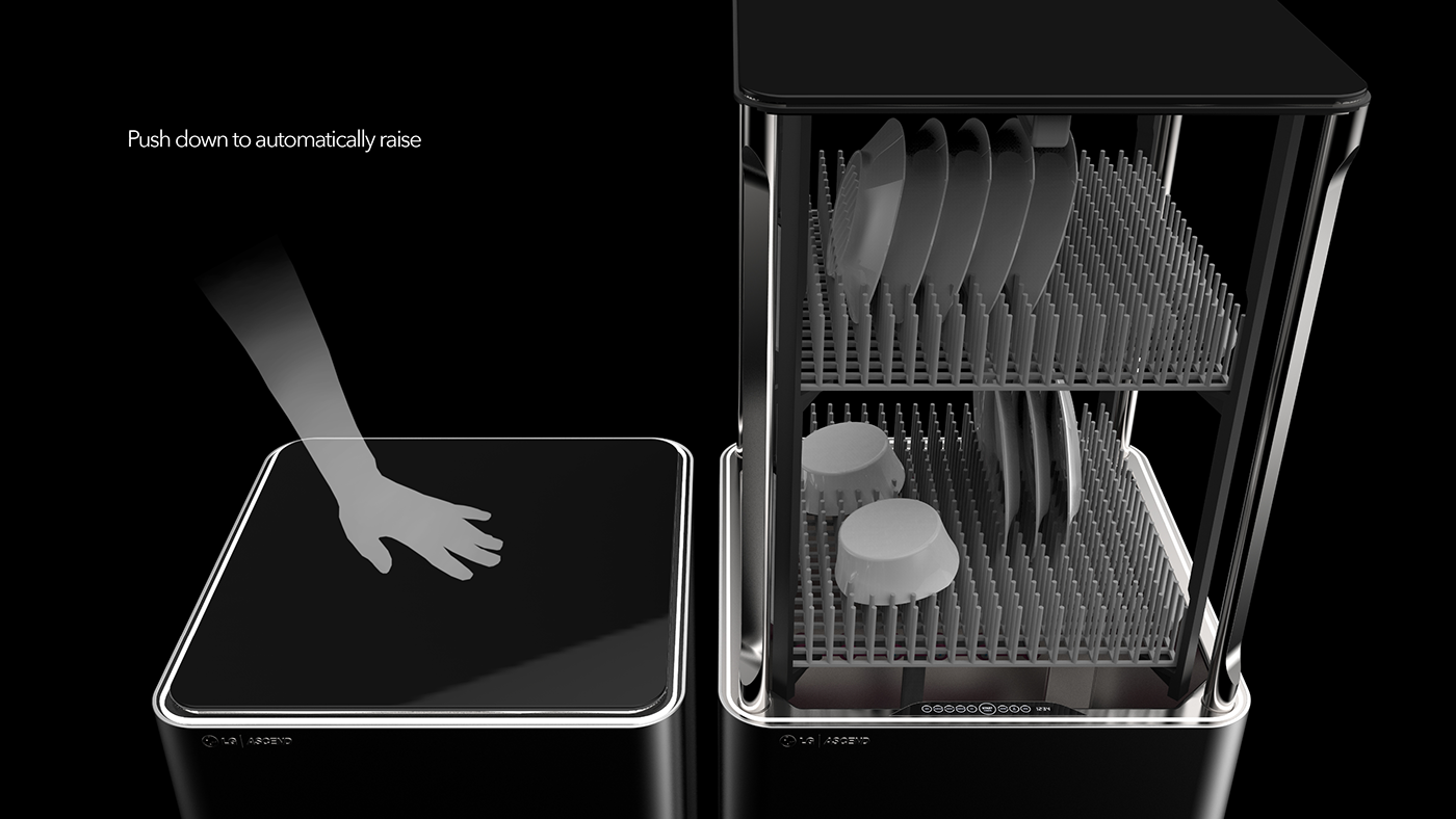Asian design，LAscend，industrial design，dishwasher，