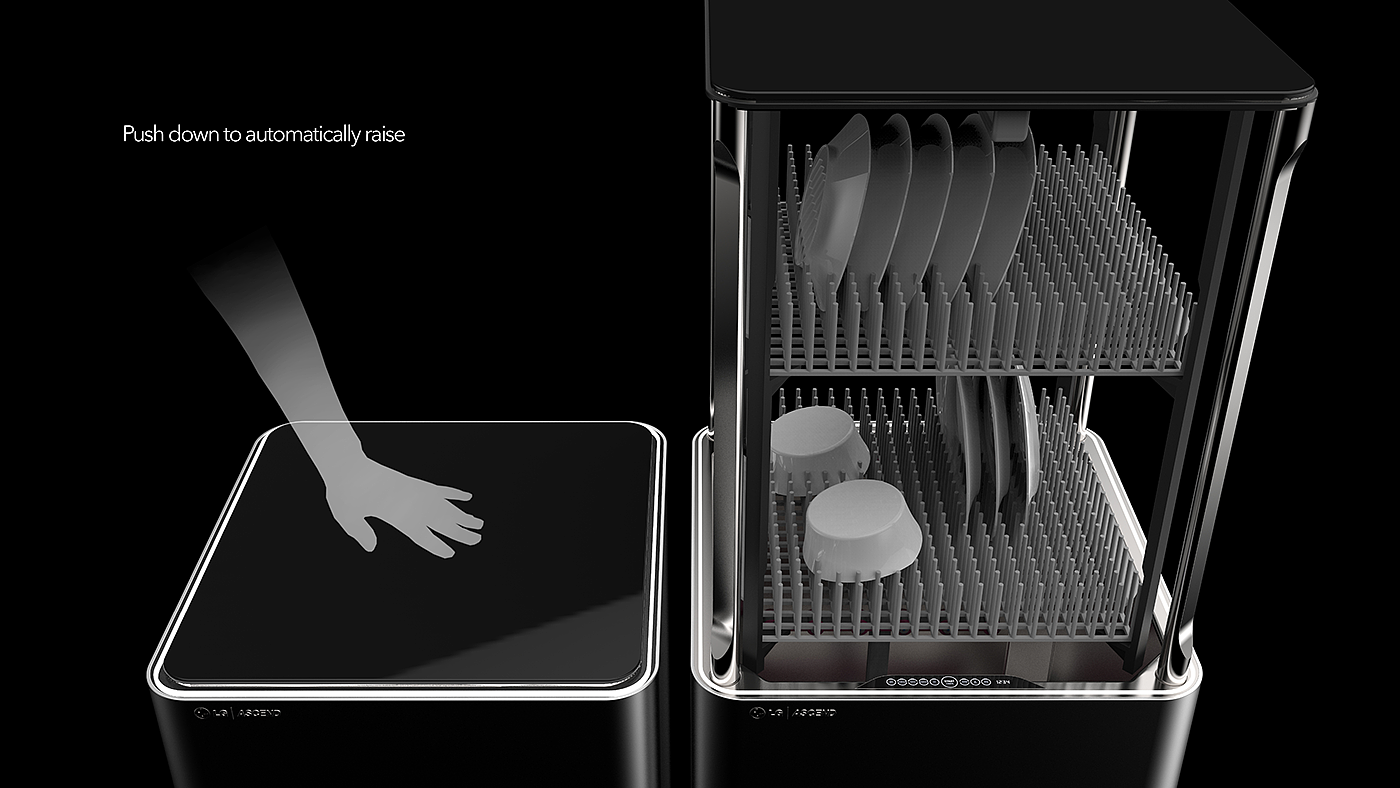 Asian design，LAscend，industrial design，dishwasher，