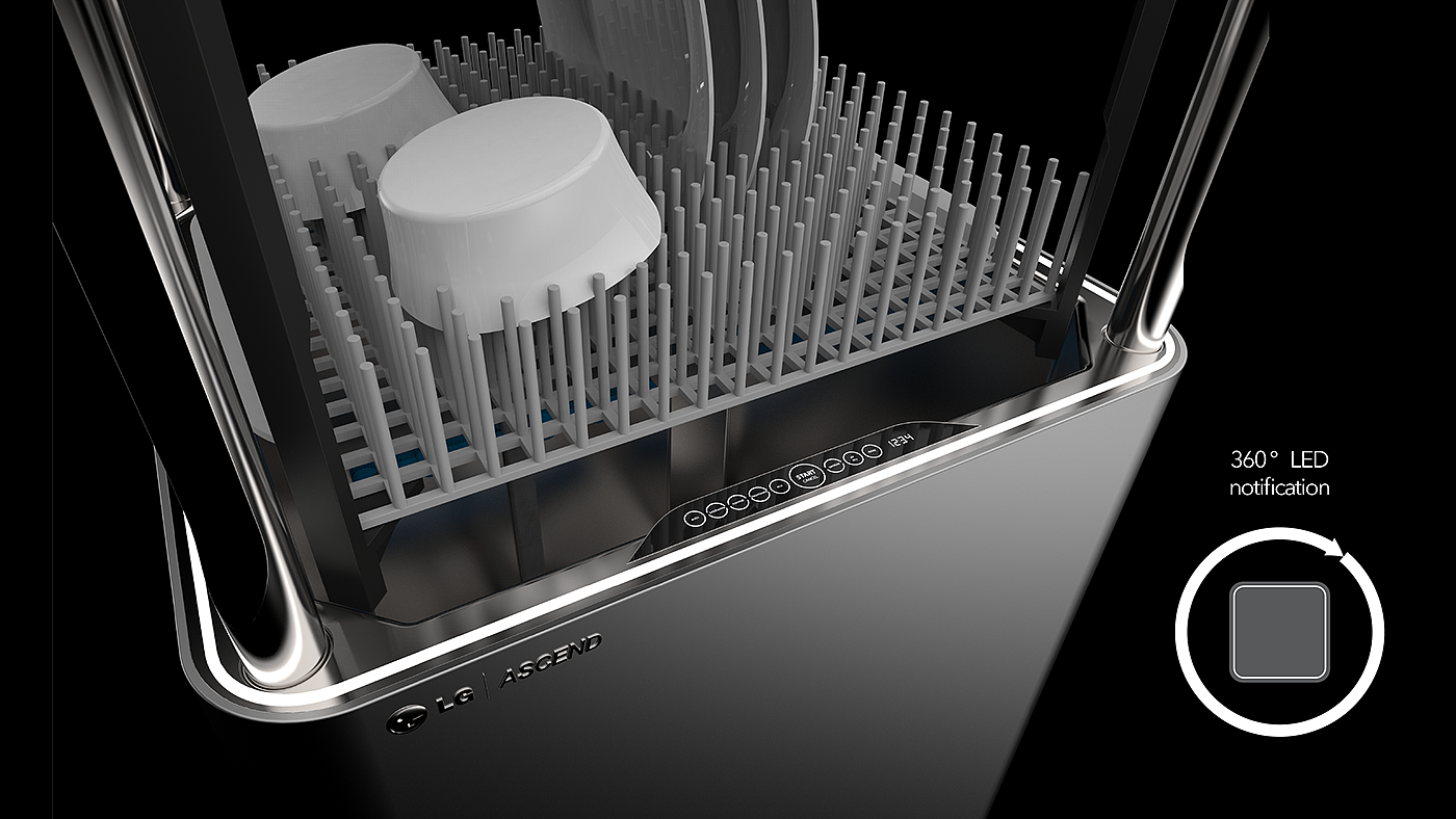 Asian design，LAscend，industrial design，dishwasher，