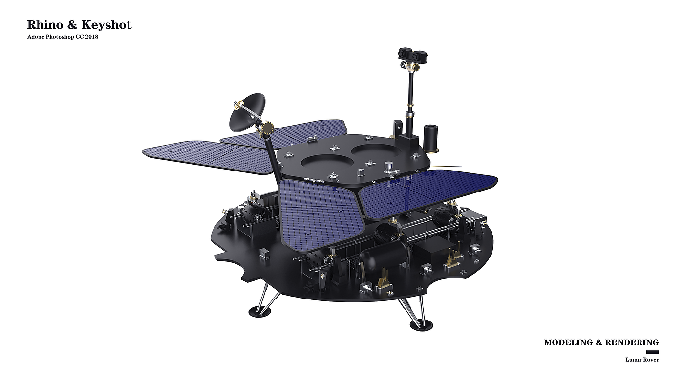 Satellite, lunar rover, space equipment，