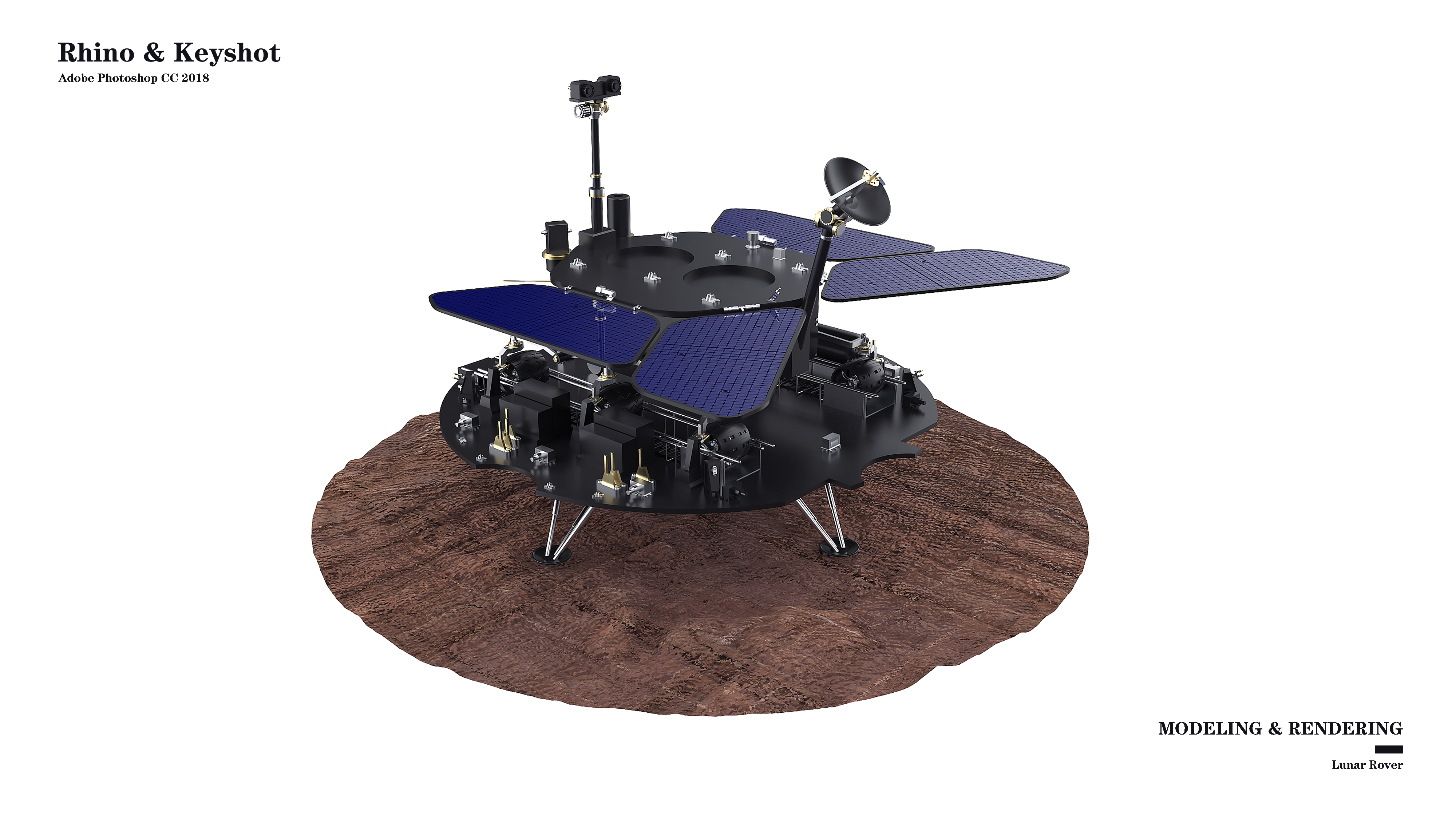 Satellite, lunar rover, space equipment，