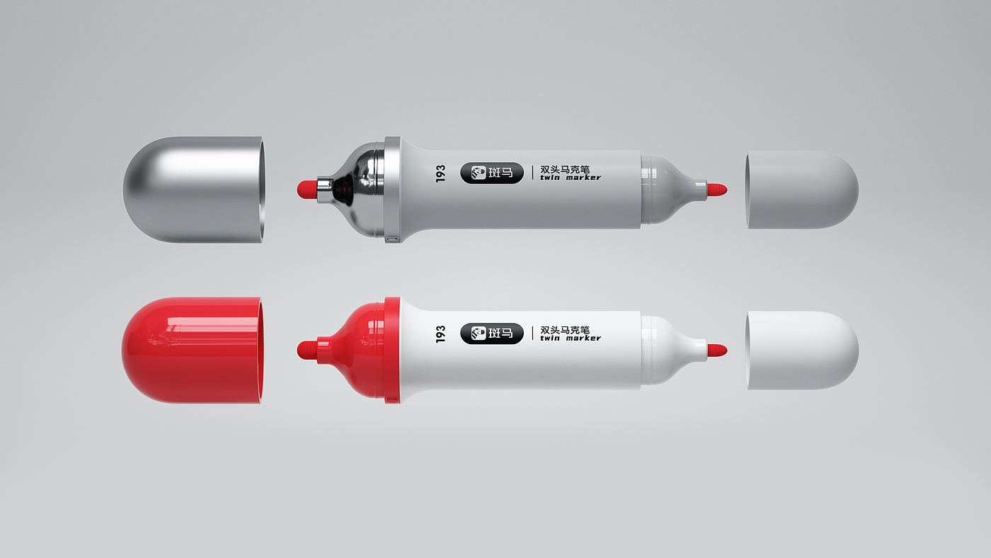 marker pen，Children's products，industrial design，c4d，