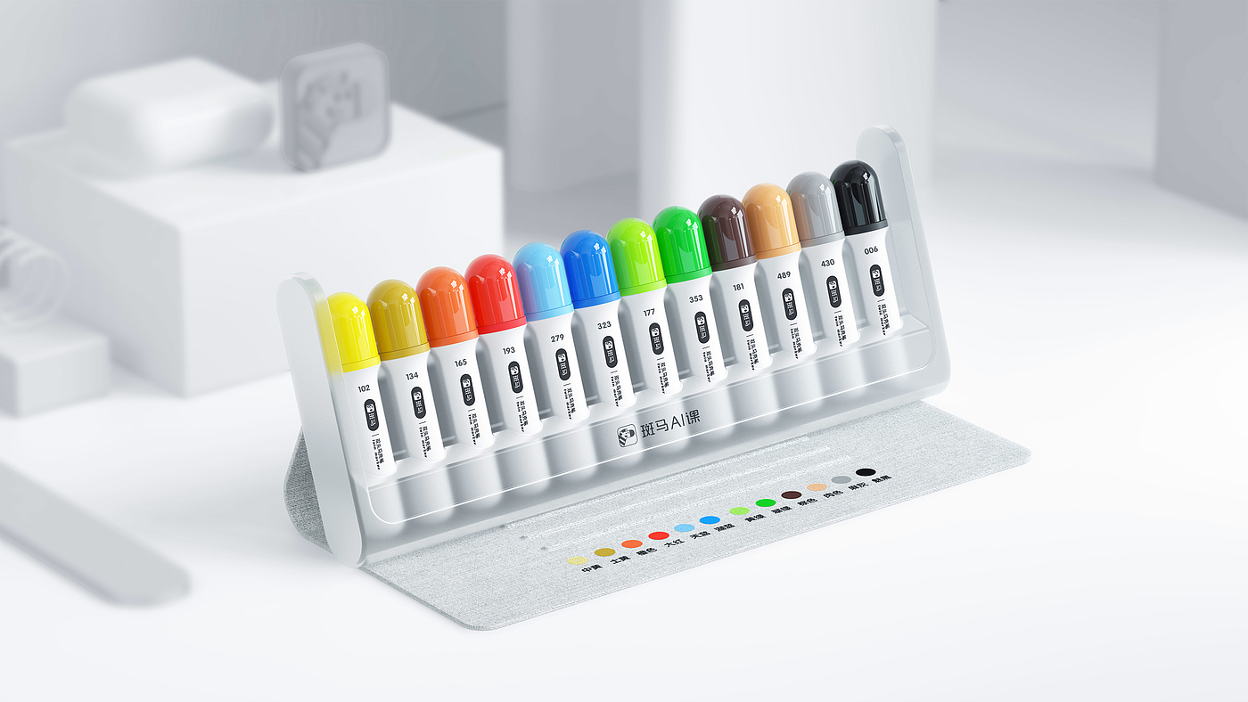 marker pen，Children's products，industrial design，c4d，