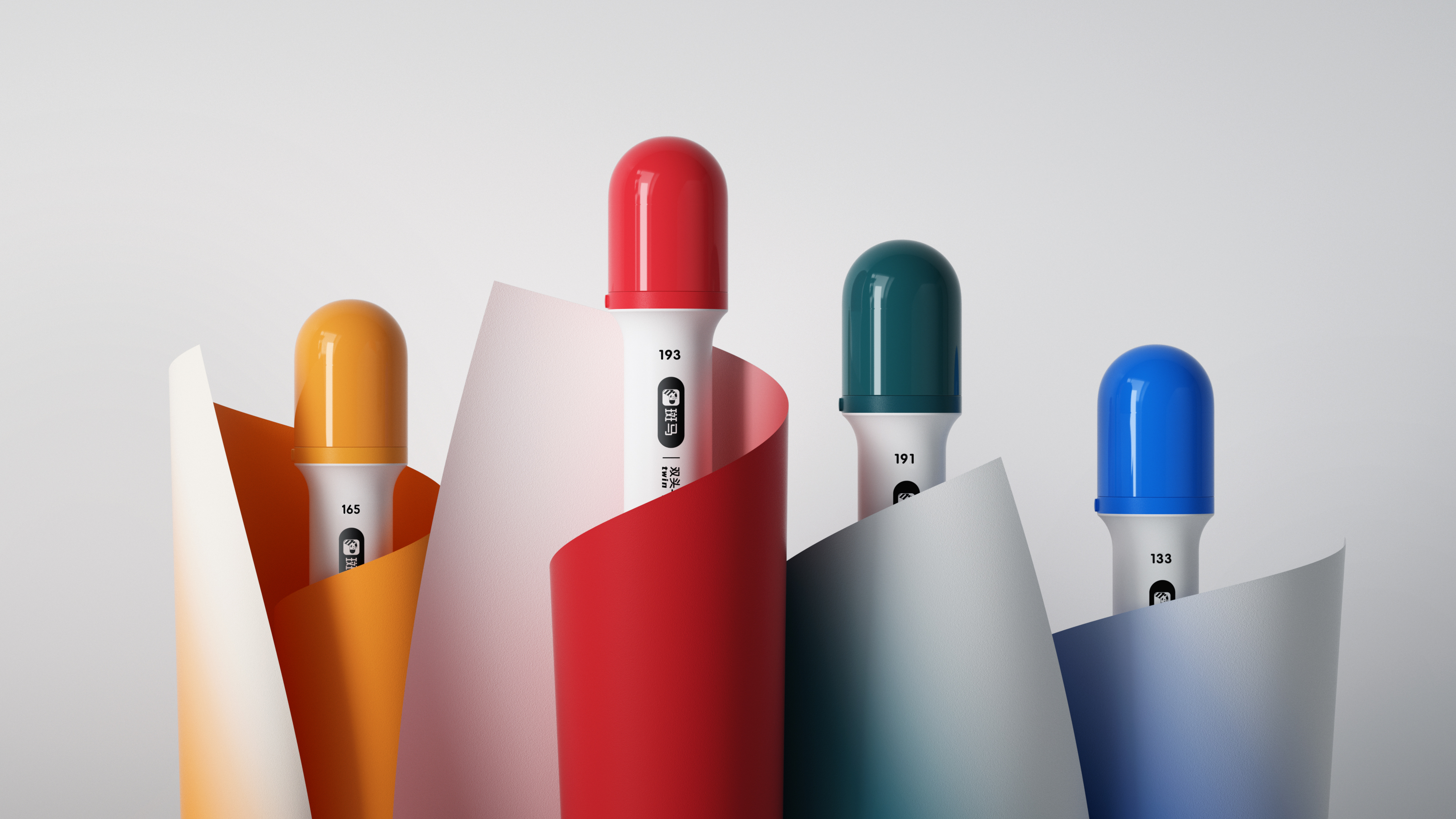 marker pen，Children's products，industrial design，c4d，