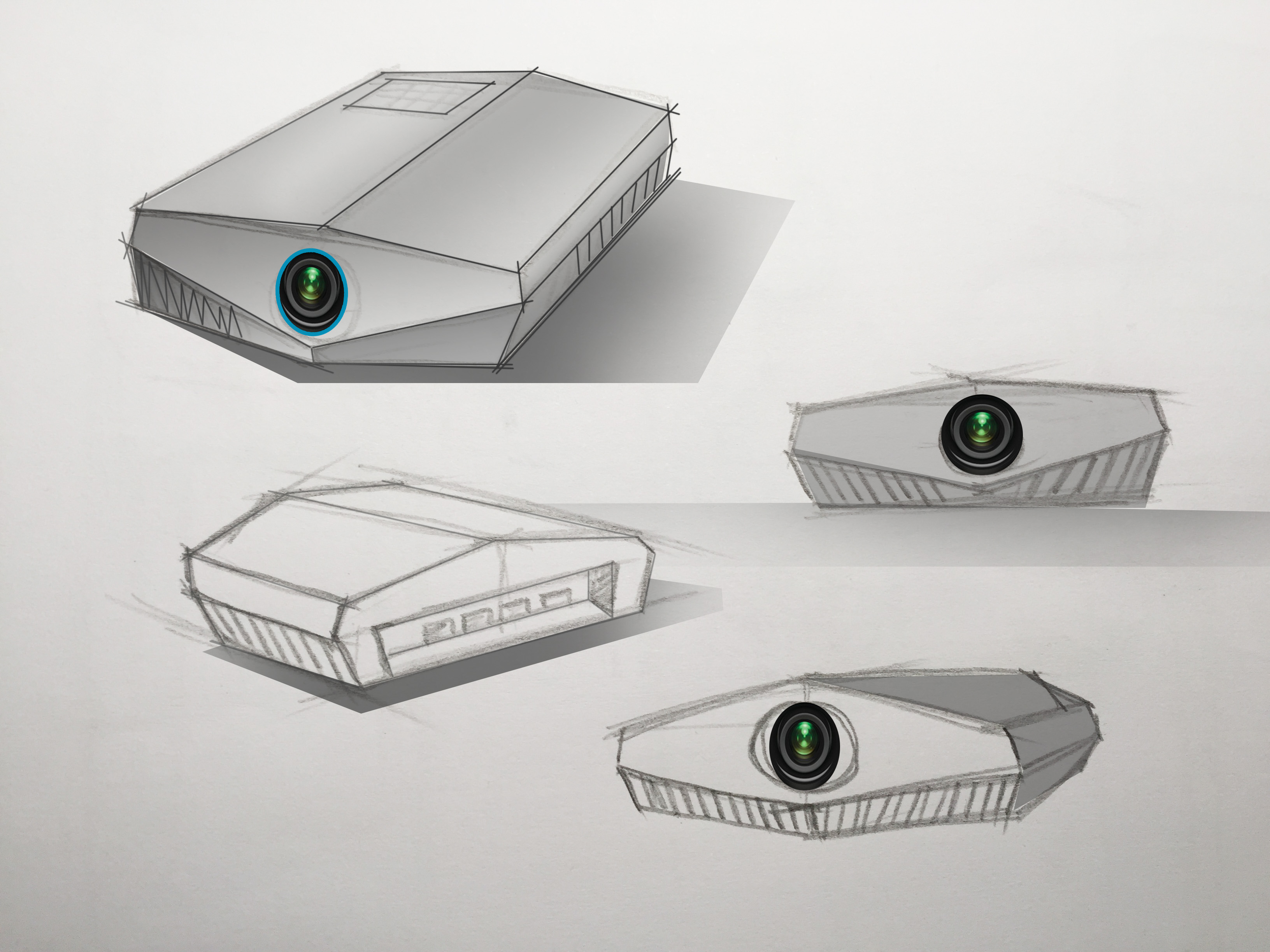 Projector，Projector，Projector appearance design，