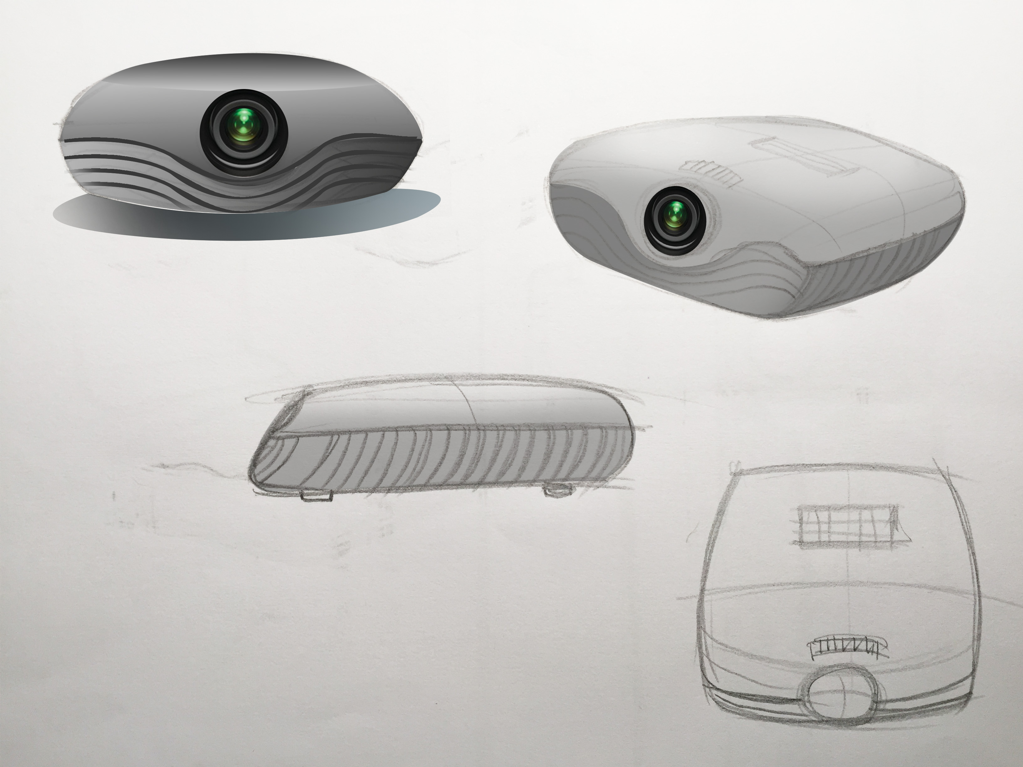 Projector，Projector，Projector appearance design，