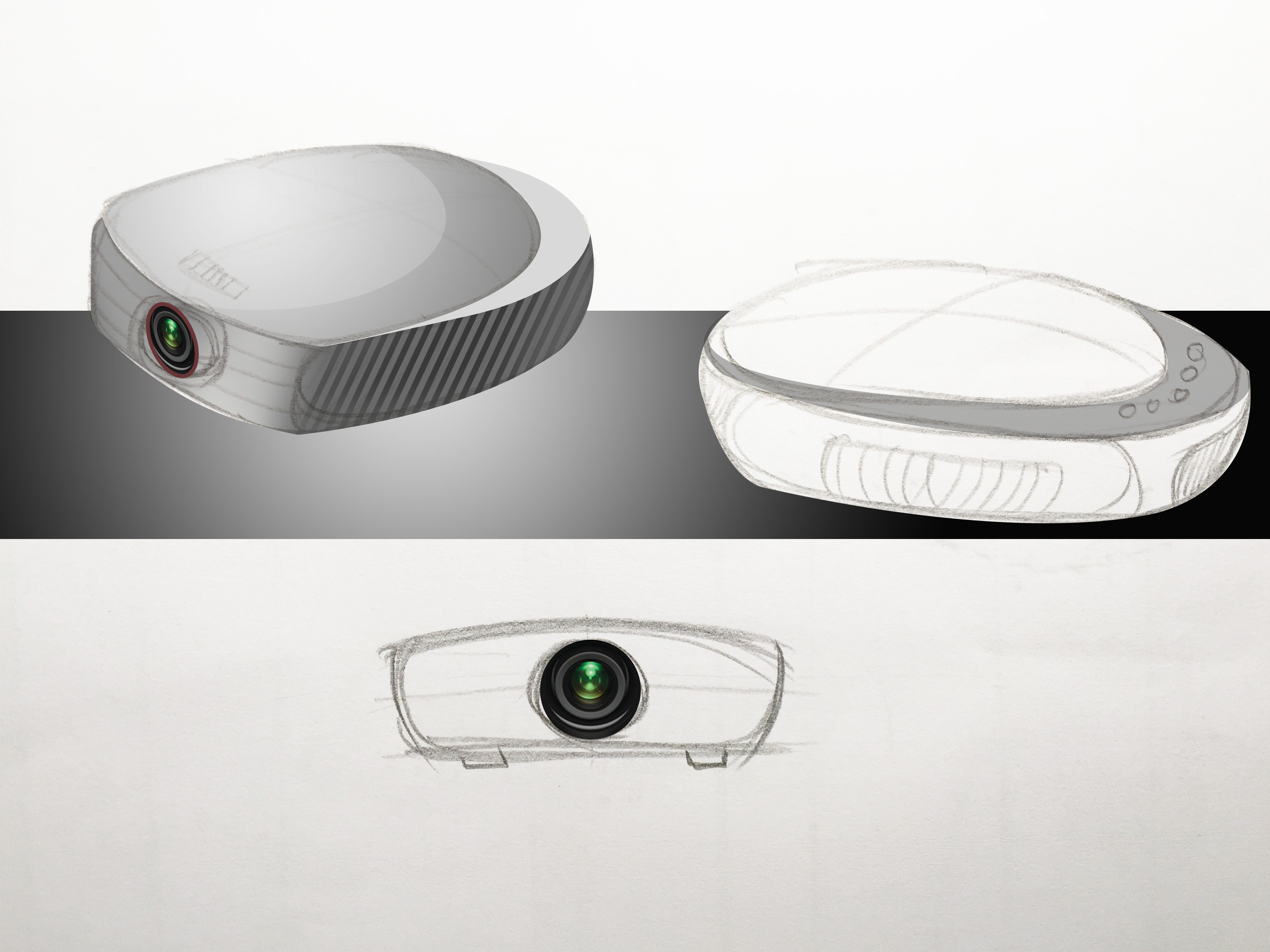 Projector，Projector，Projector appearance design，