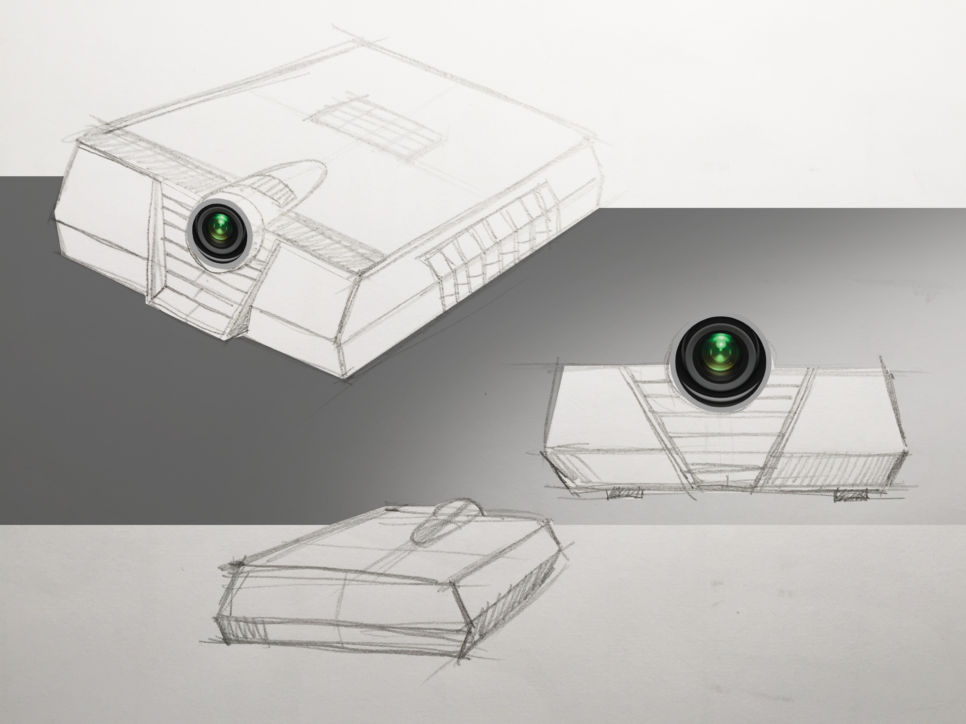 Projector，Projector，Projector appearance design，