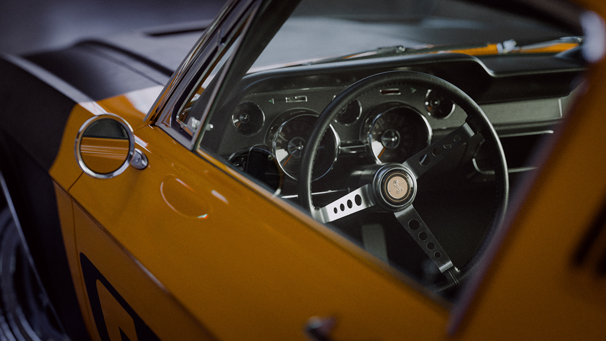 Ford，motion，outdoors，automobile，Render，modeling，