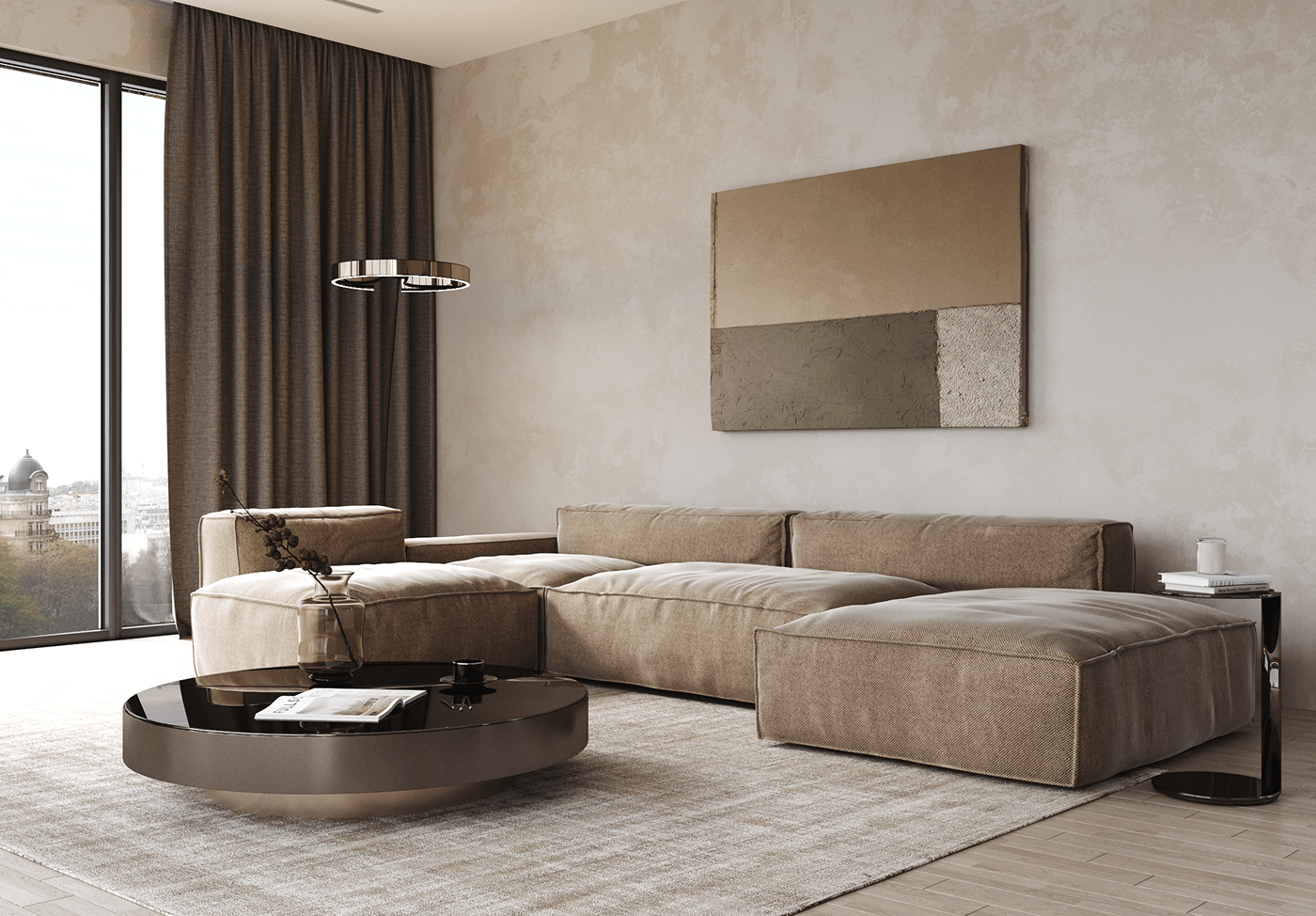 Interior design，modern，Simplicity，Advanced sense，