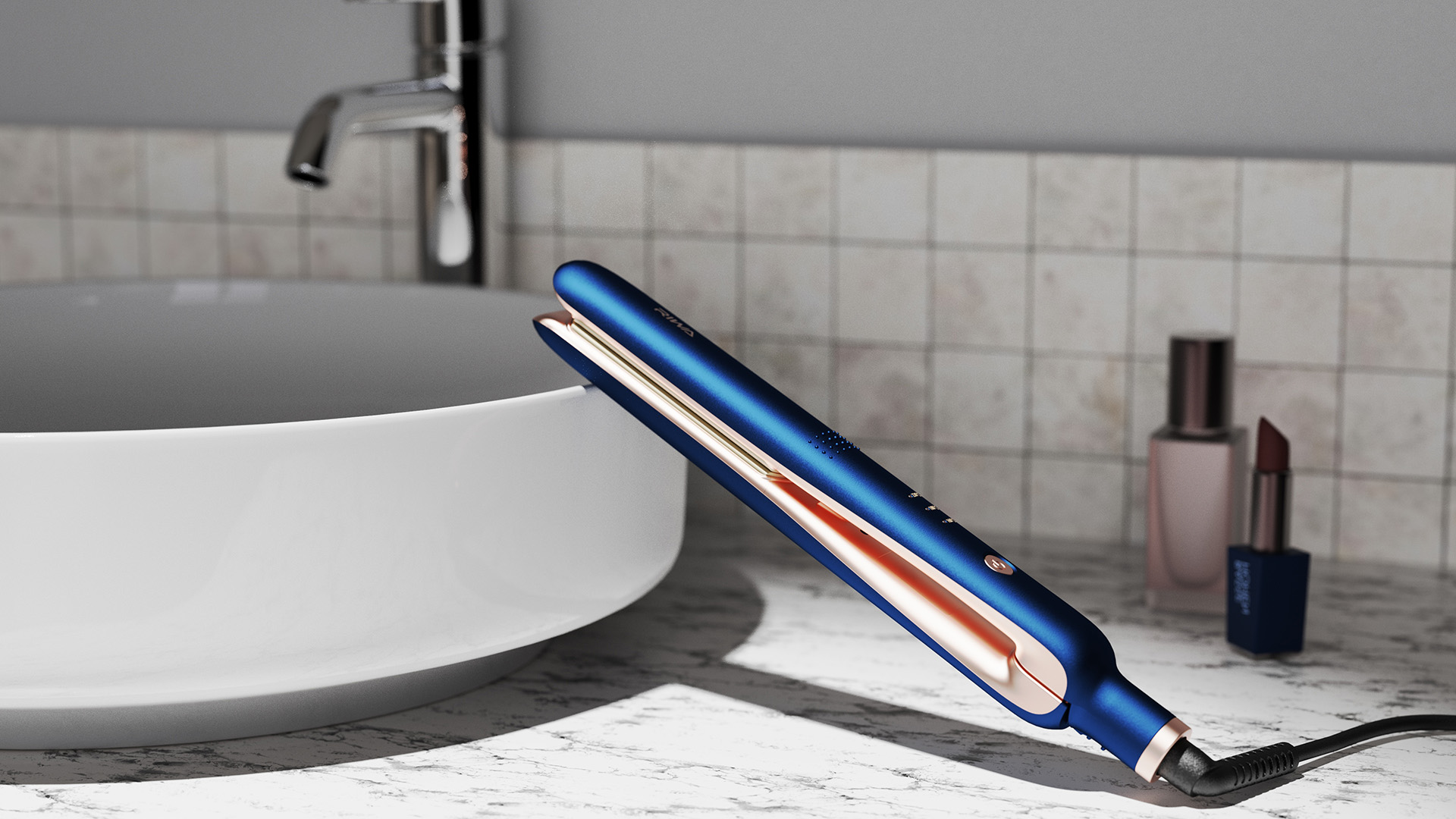 serialization，Family design，Hair curler，hair straightener，details，simple style ，originality，Appearance design，