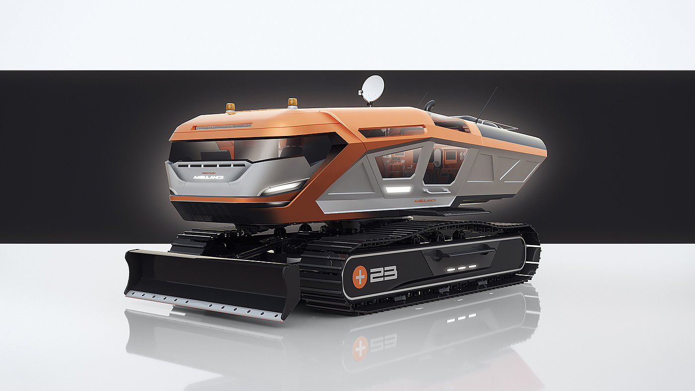 vehicle，industrial design，ambulance，