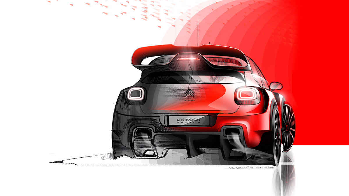 Citroen，racing，Sports car，motion，outdoors，