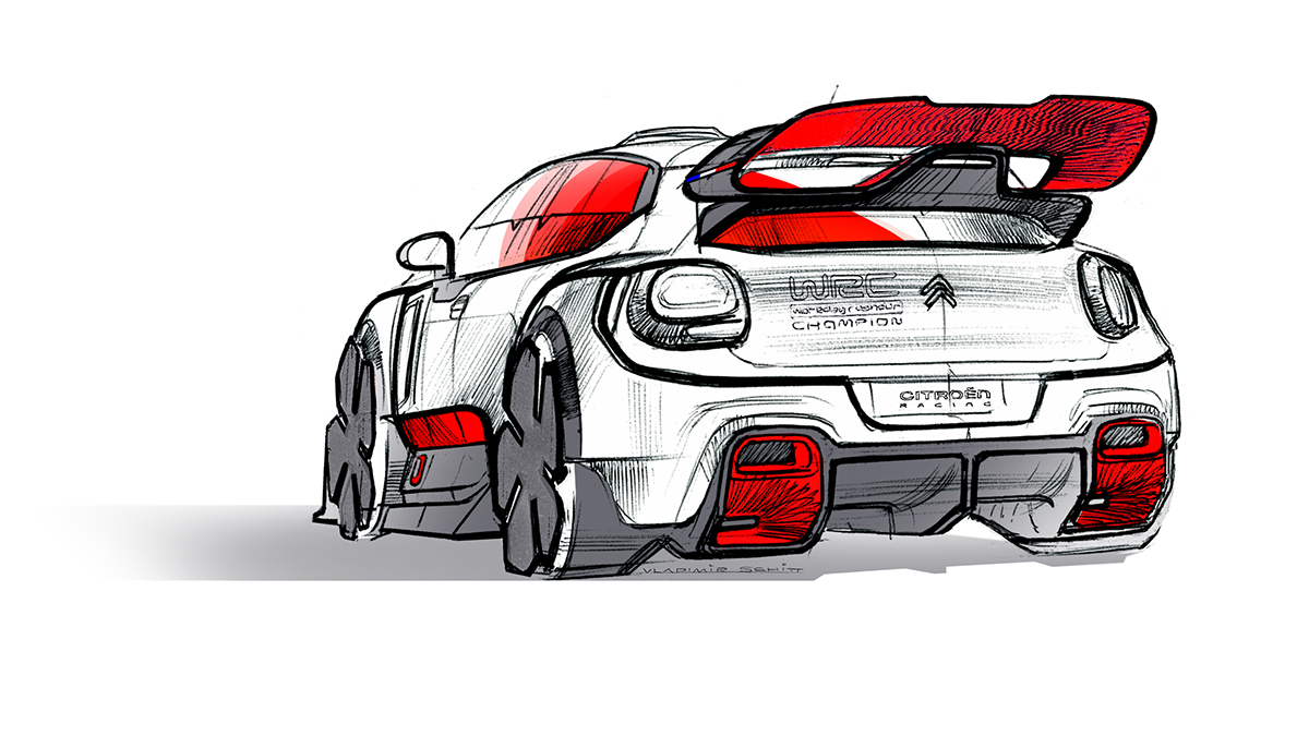 Citroen，racing，Sports car，motion，outdoors，