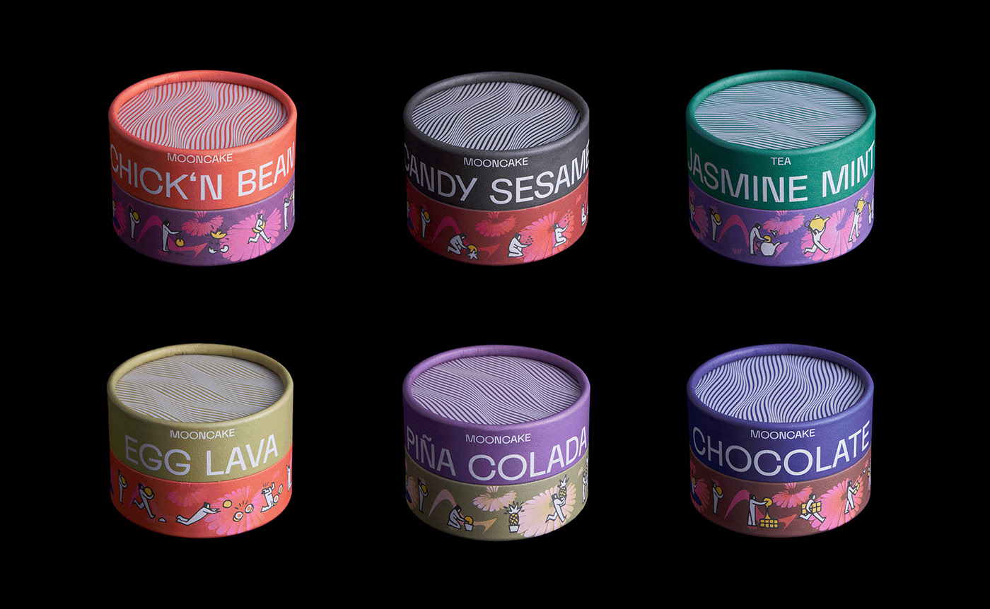 packing design，Cultural products，Moon Cake，