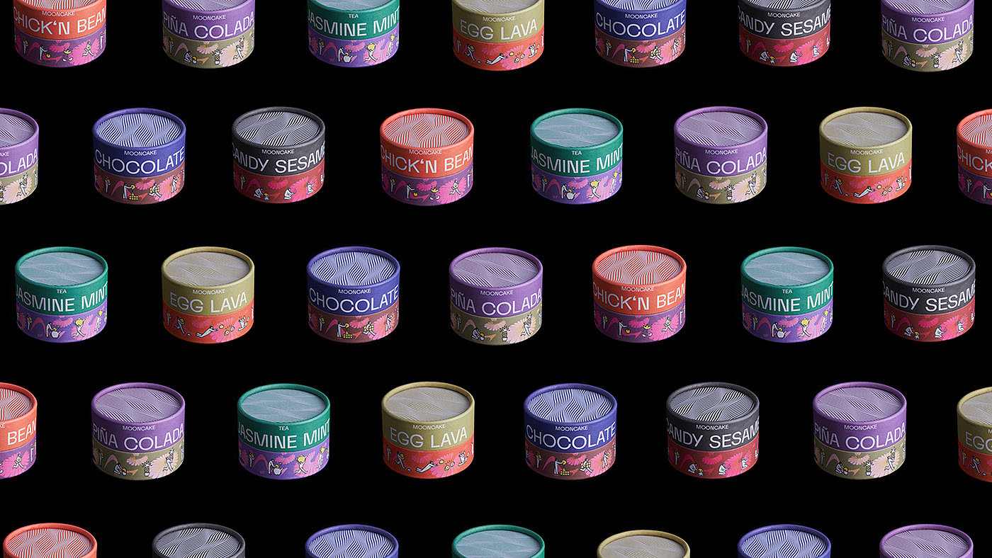 packing design，Cultural products，Moon Cake，