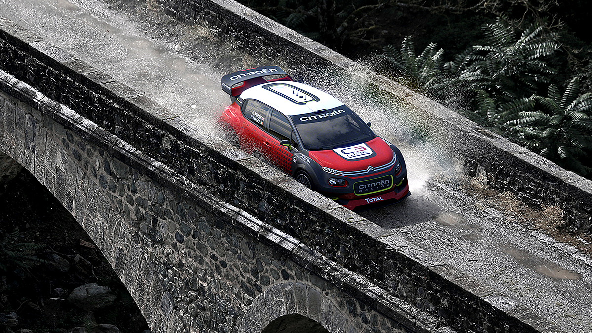 Citroen，racing，Sports car，motion，outdoors，