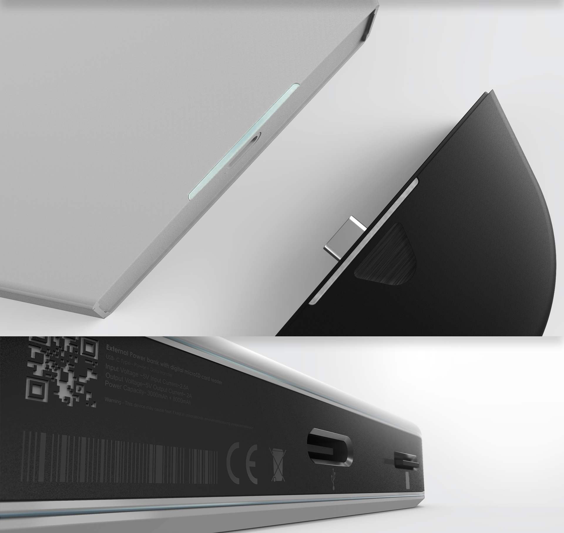 PAC，portable source，portable battery，Built in card reader，USB-C，Shared charging，data storage ，