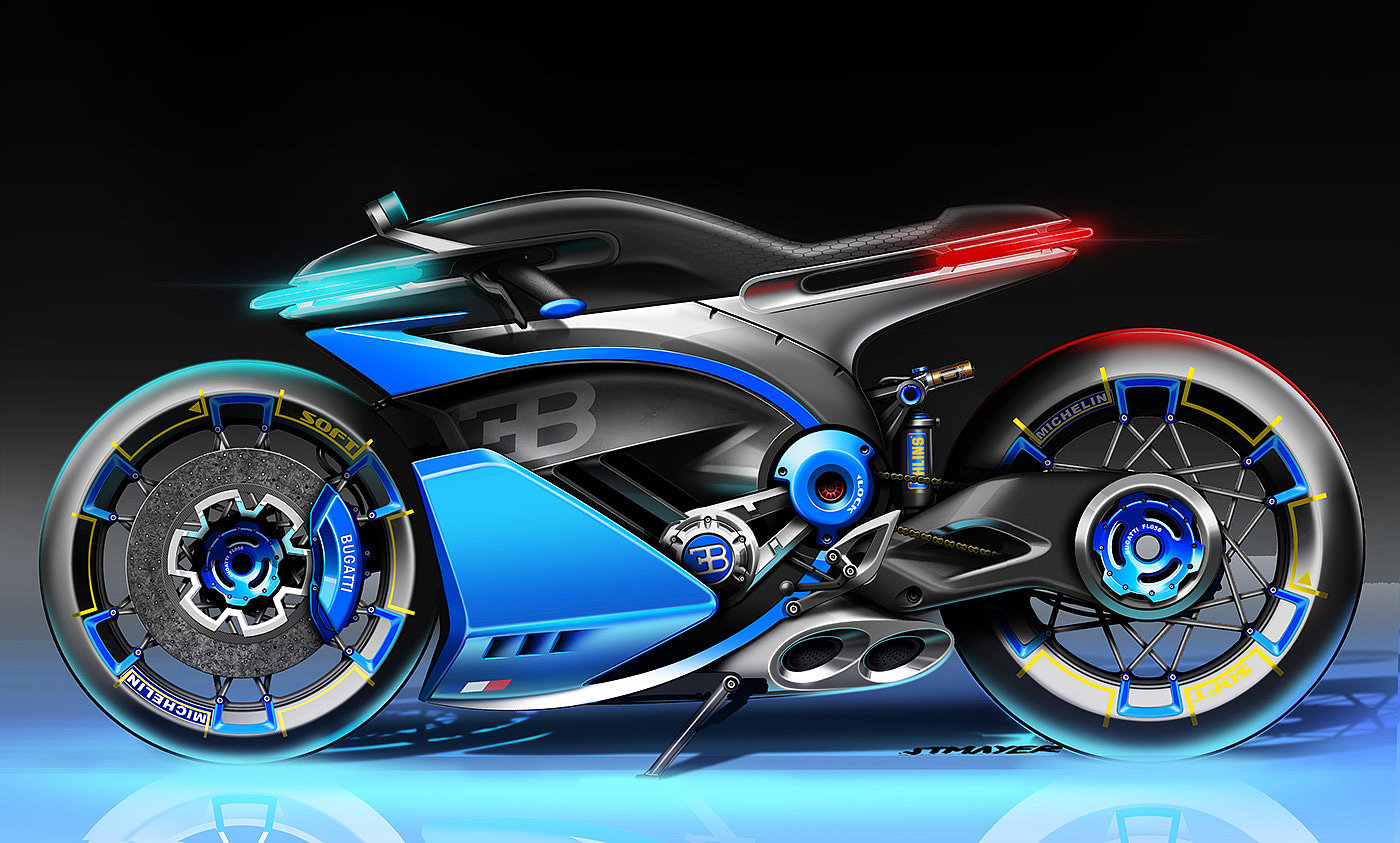 design sketch，industrial design，motorcycle，Dazzling，