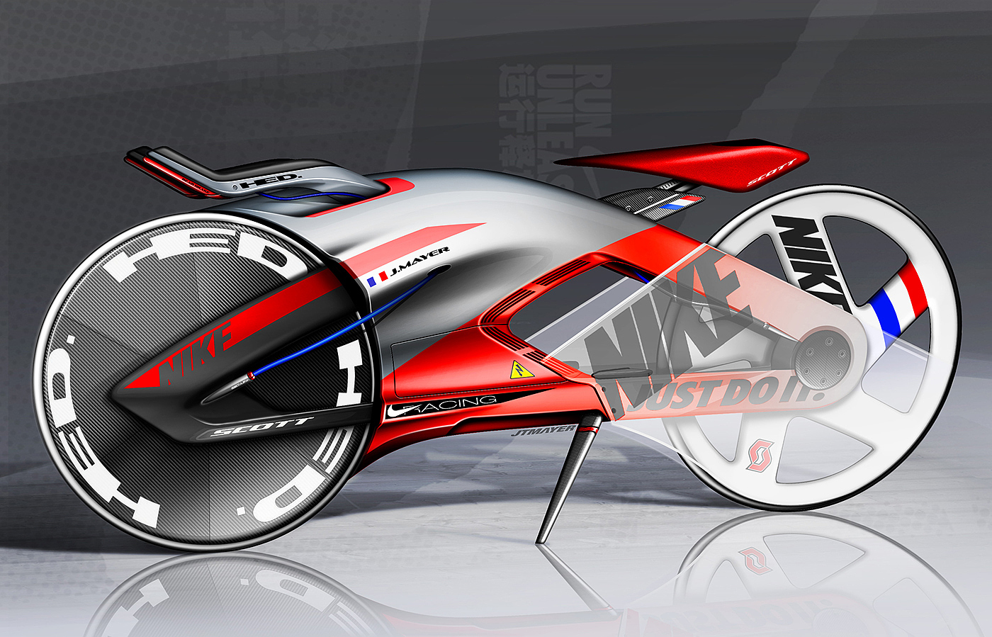 design sketch，industrial design，motorcycle，Dazzling，