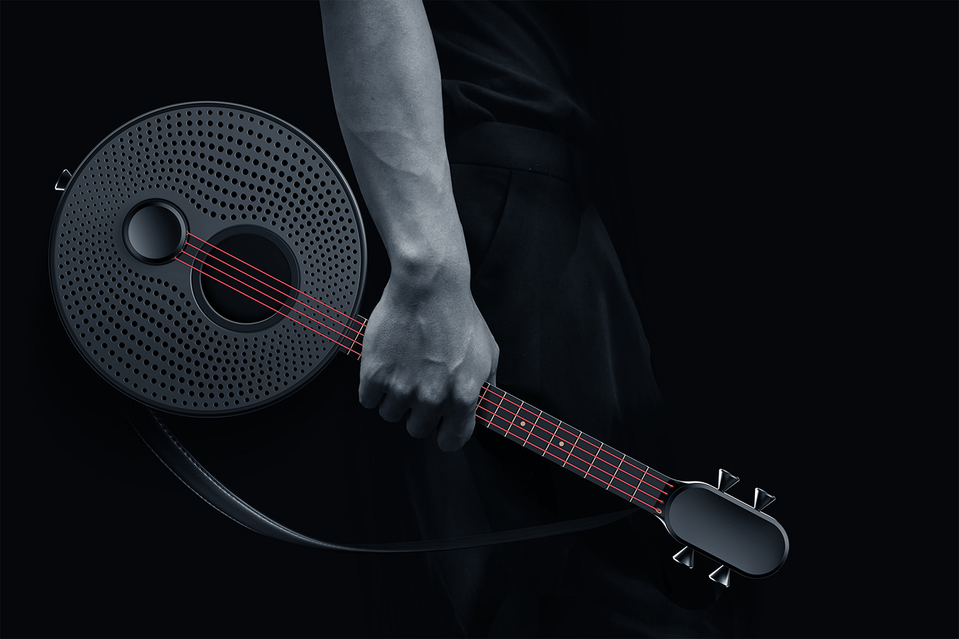 Bluetooth，sound recording，Guitar，black，Musical Instruments，music，satisfactorily，