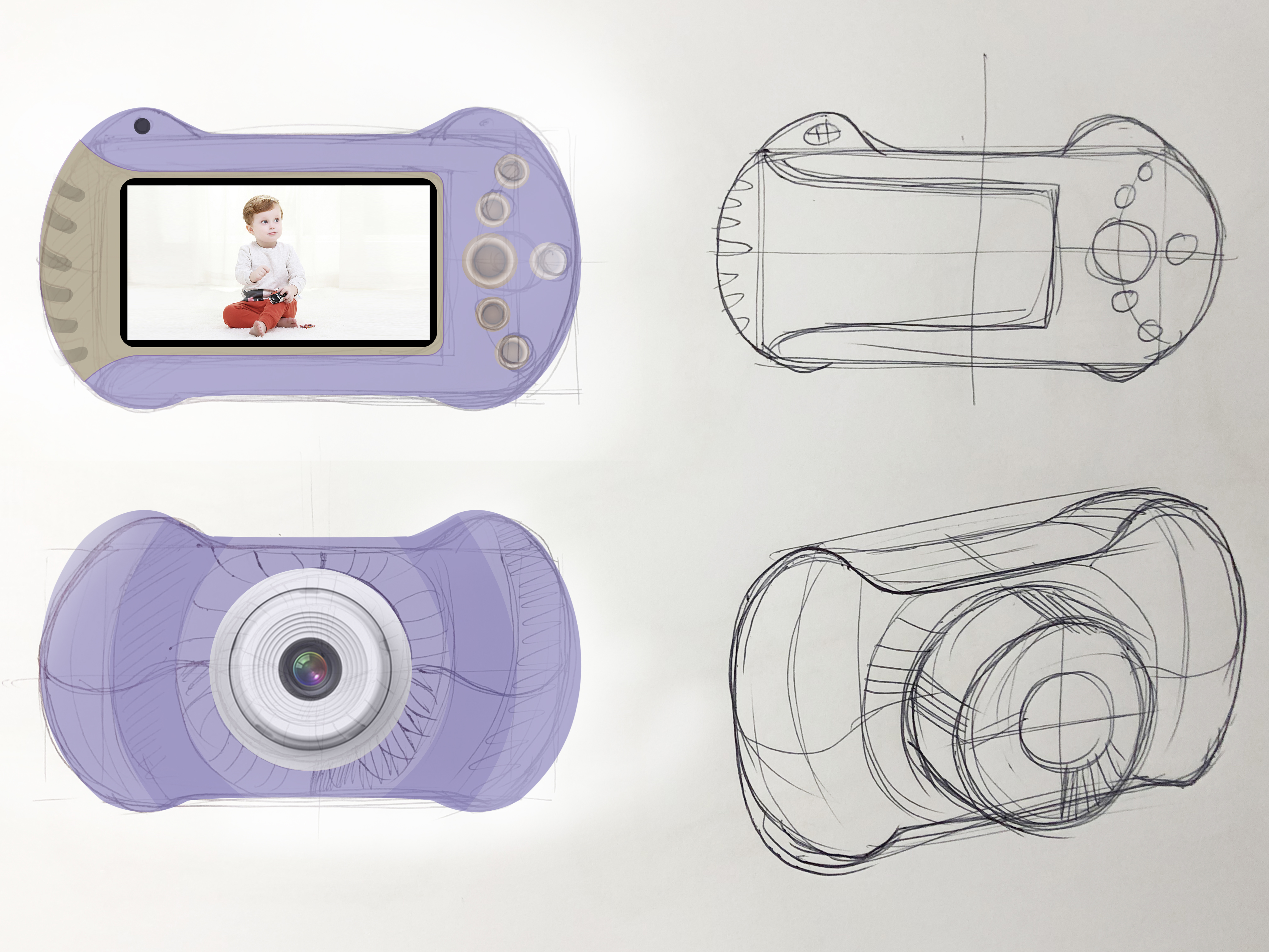 Children's camera，Earphone toys，camera，，