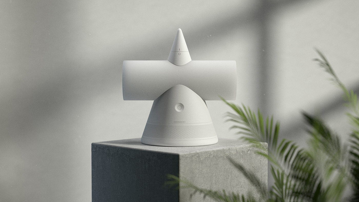 product design，sound，Bedside lamp，geometry，