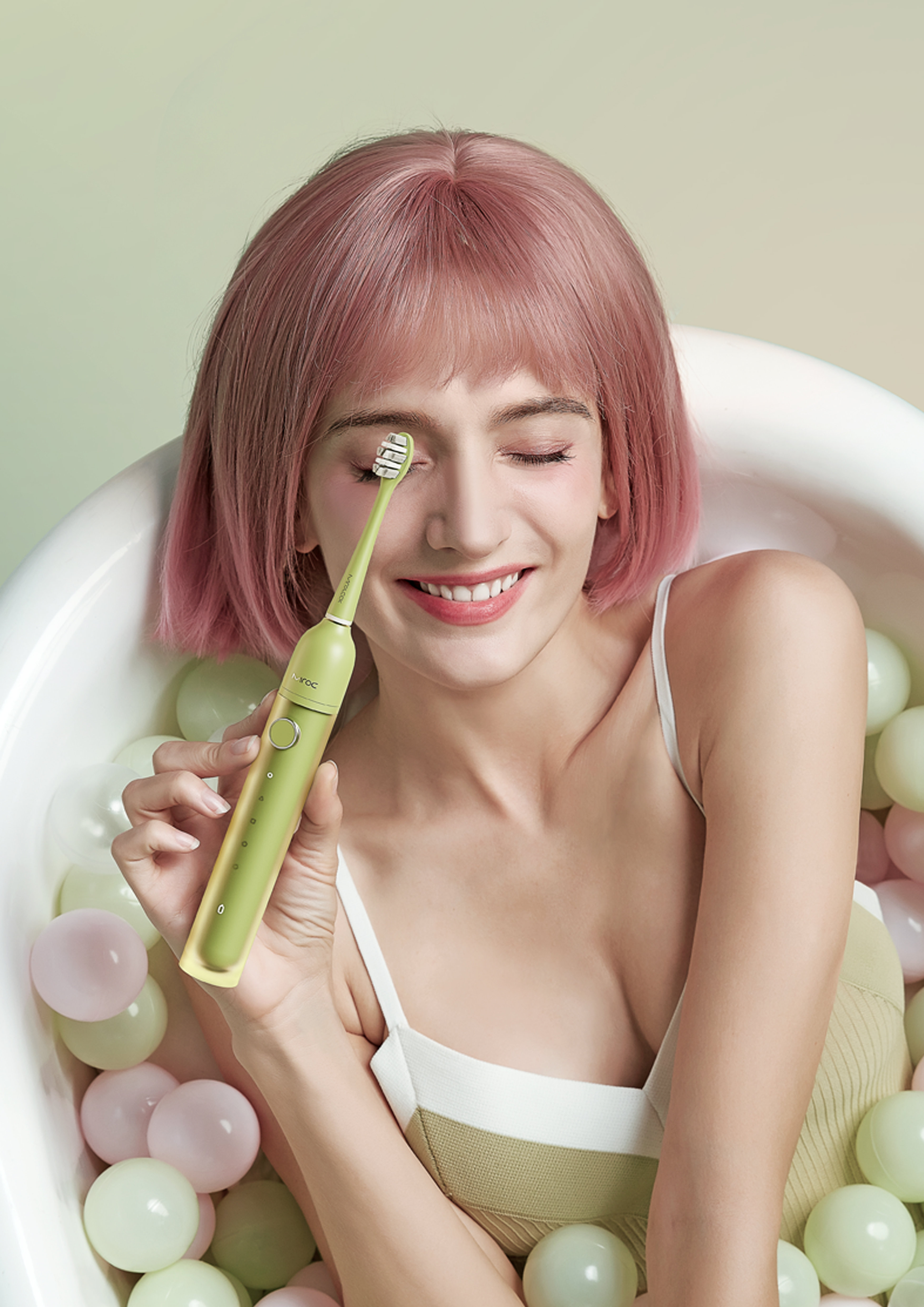 One protector, electric toothbrush, tooth punch，