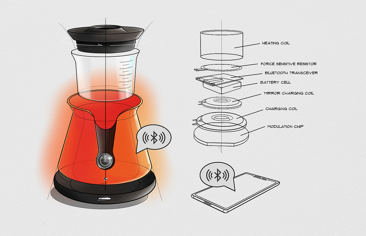 product design，industrial design，modern，Simplicity，Essential oil diffuser，