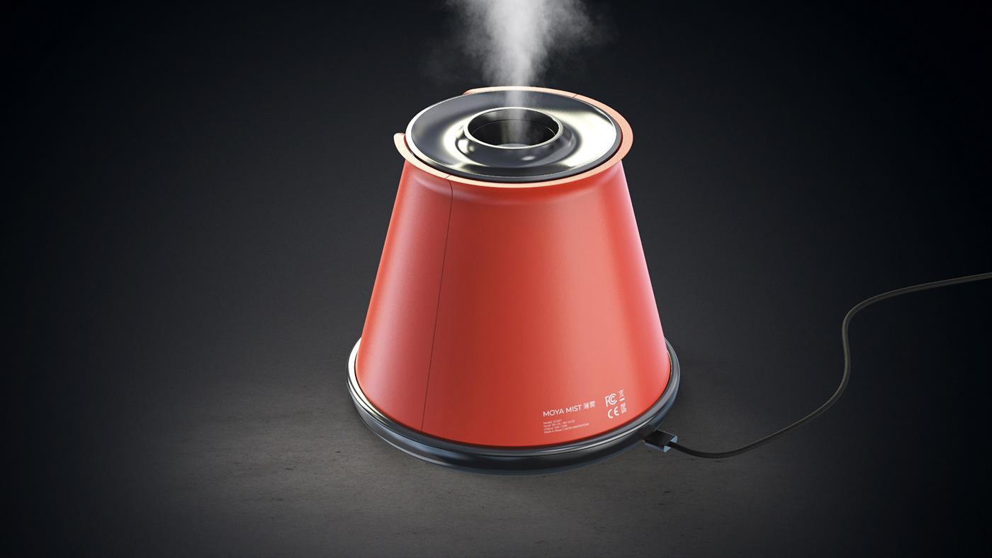 product design，industrial design，modern，Simplicity，Essential oil diffuser，