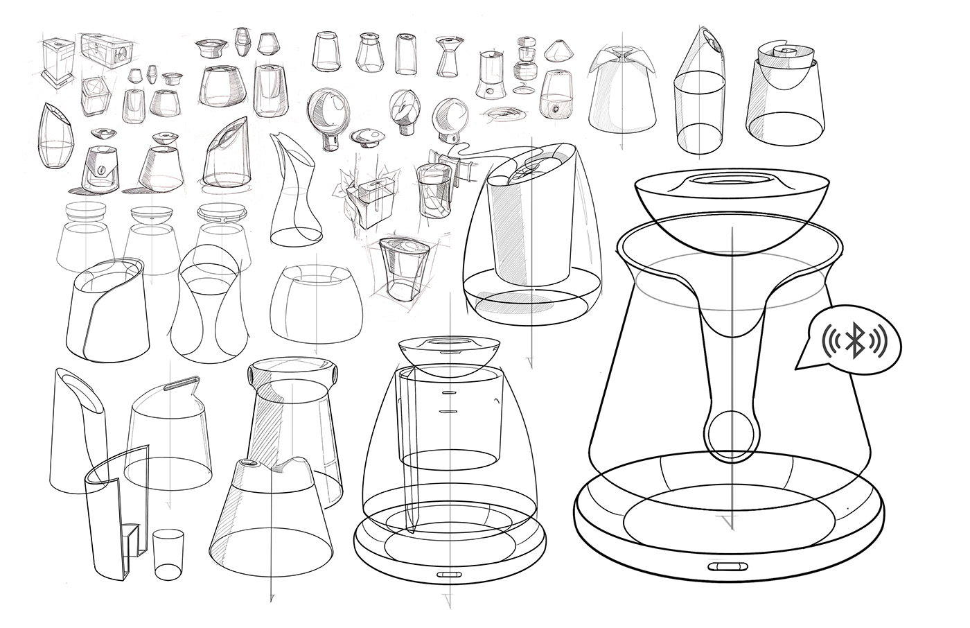 product design，industrial design，modern，Simplicity，Essential oil diffuser，