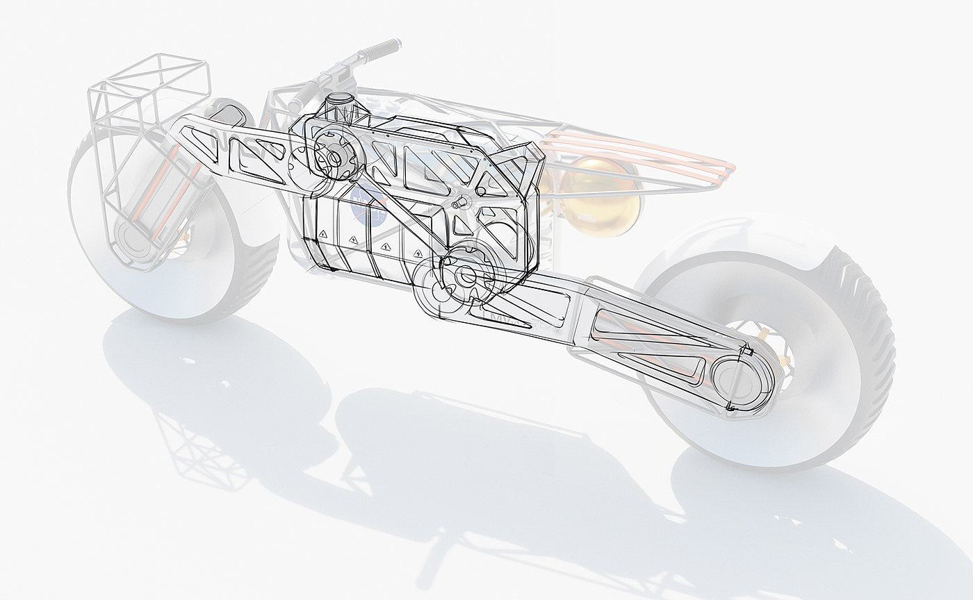 概念设计，摩托车，工业设计，