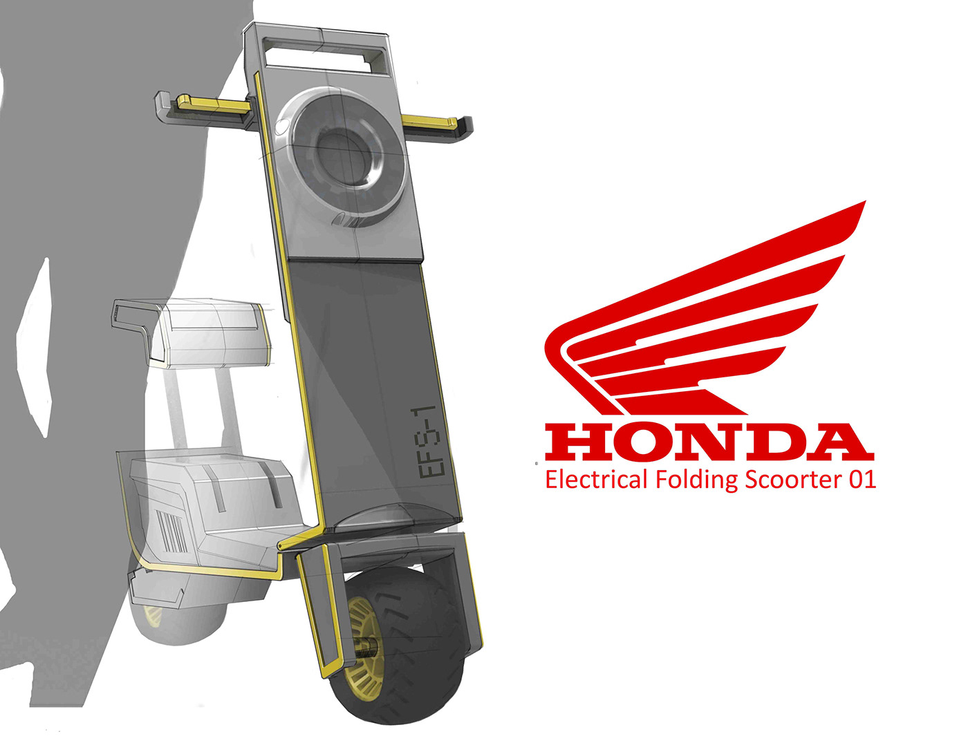 Honda electrical folding scooter - 普象网