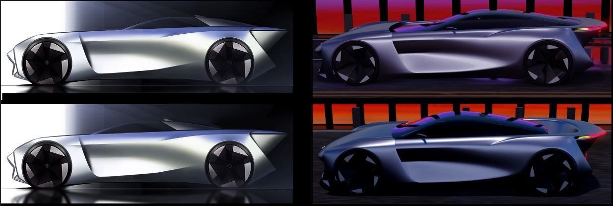 SAIC design international challenge，American Art Center School of design，MG SUPER GT 2030，