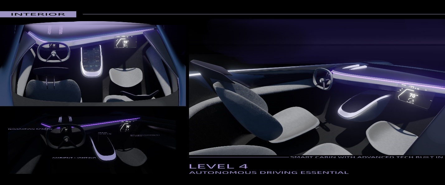 SAIC design international challenge，American Art Center School of design，MG SUPER GT 2030，