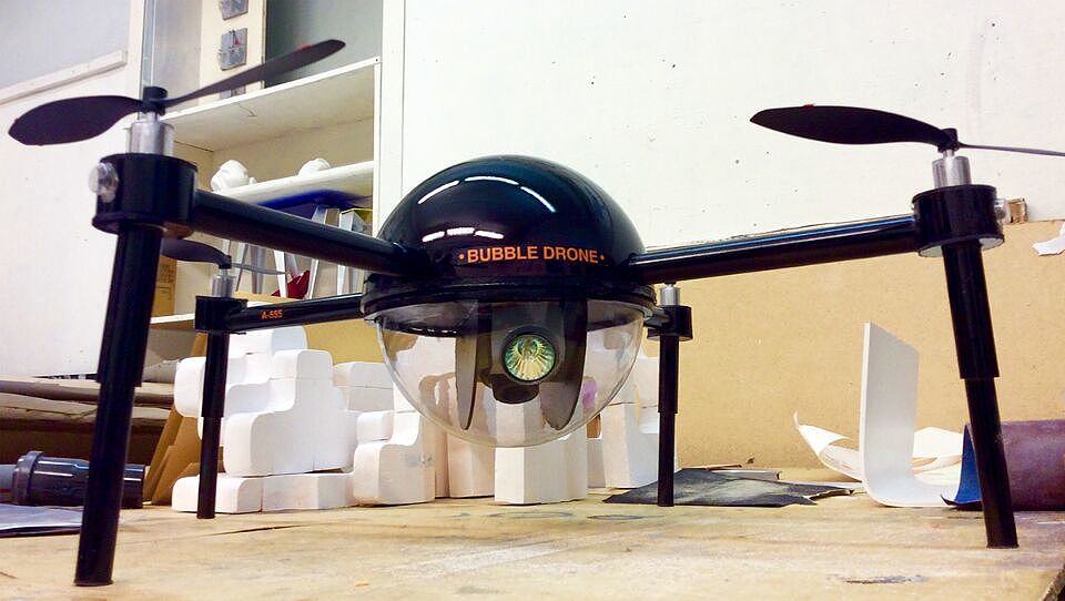 BubbleDrone，UAV，sphere，Camera，lighting，Drug carrier，