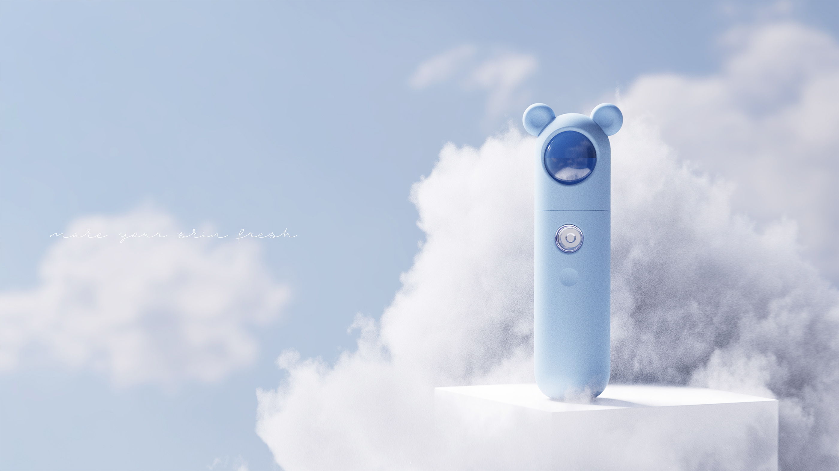 Water replenishing instrument，industrial design，cosmetic instrument，