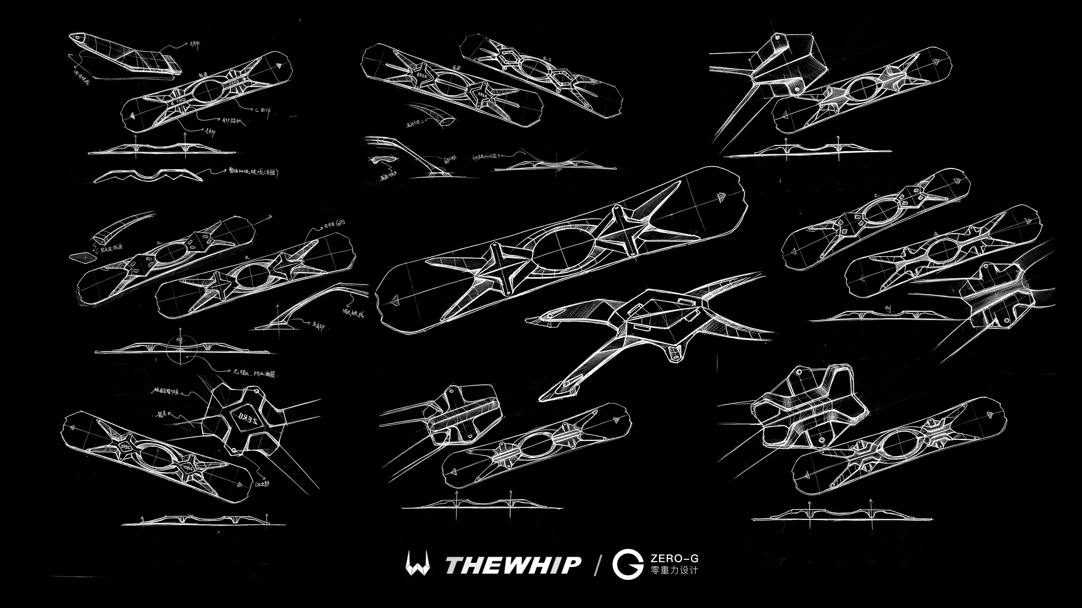 thewhipzerogdesign零重力设计滑雪板中的兰博基尼时速最高115公里