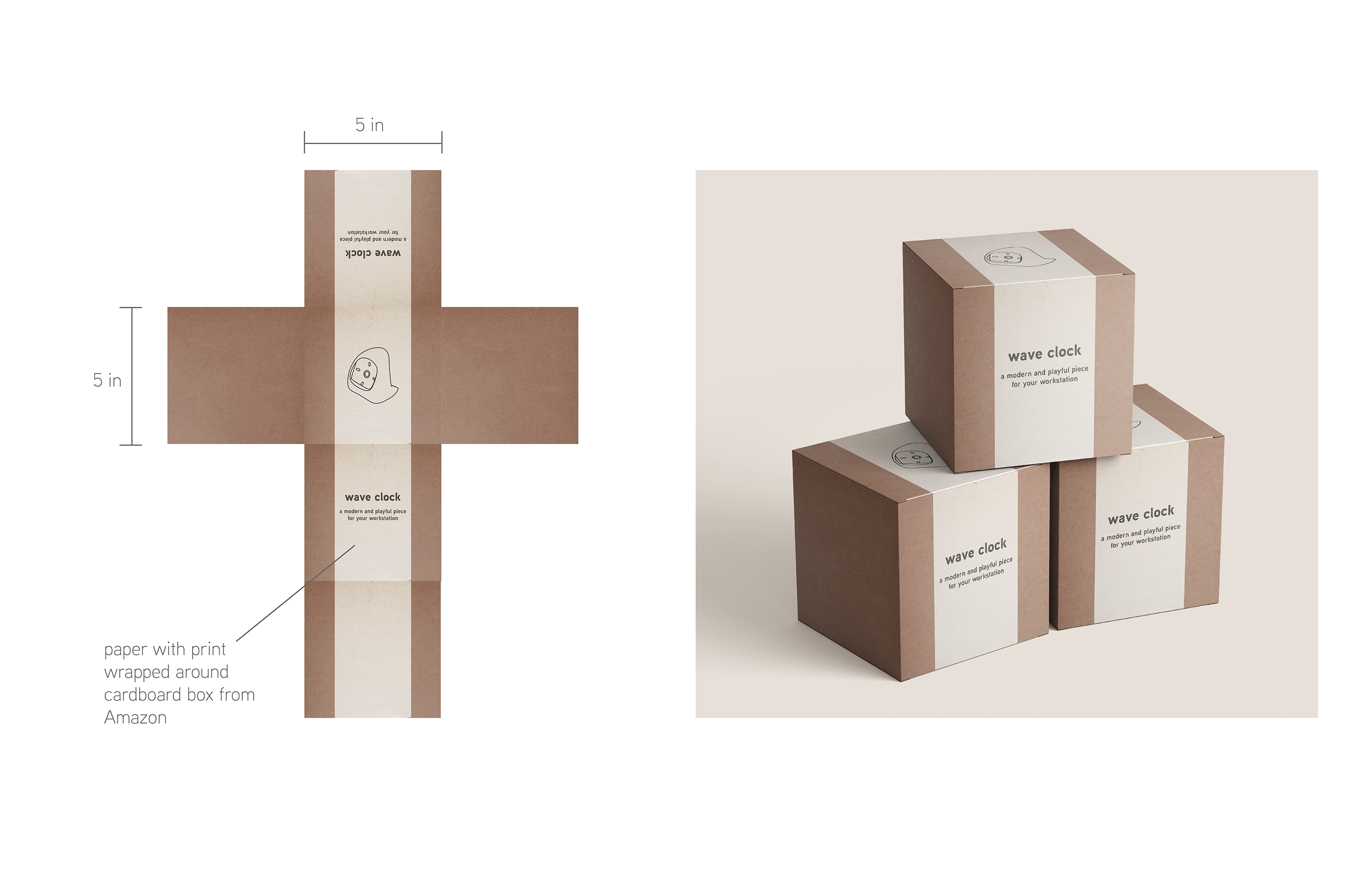 Wave clock，manual，concrete，low cost，