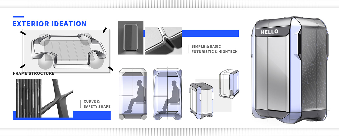 Yang Young jin，Traffic design，Works 2021，MOBIS UNIT，IONIQ T，jaguar，FFE-H，