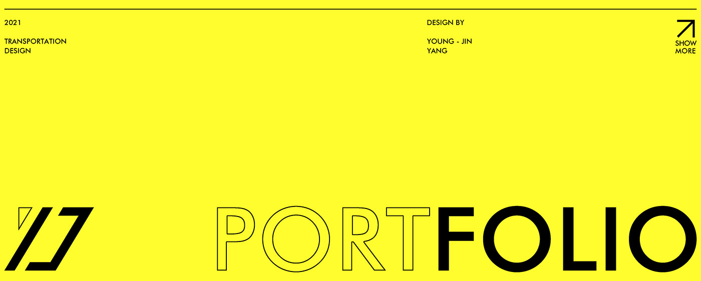 Yang Young jin，Traffic design，Works 2021，MOBIS UNIT，IONIQ T，jaguar，FFE-H，