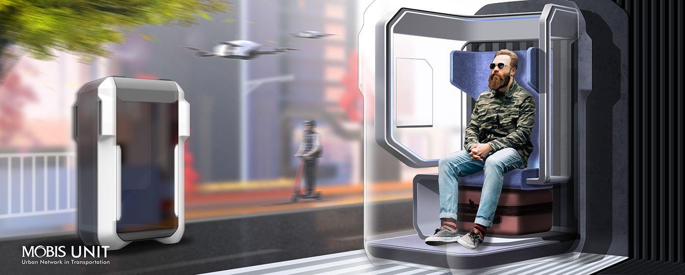 Yang Young jin，Traffic design，Works 2021，MOBIS UNIT，IONIQ T，jaguar，FFE-H，