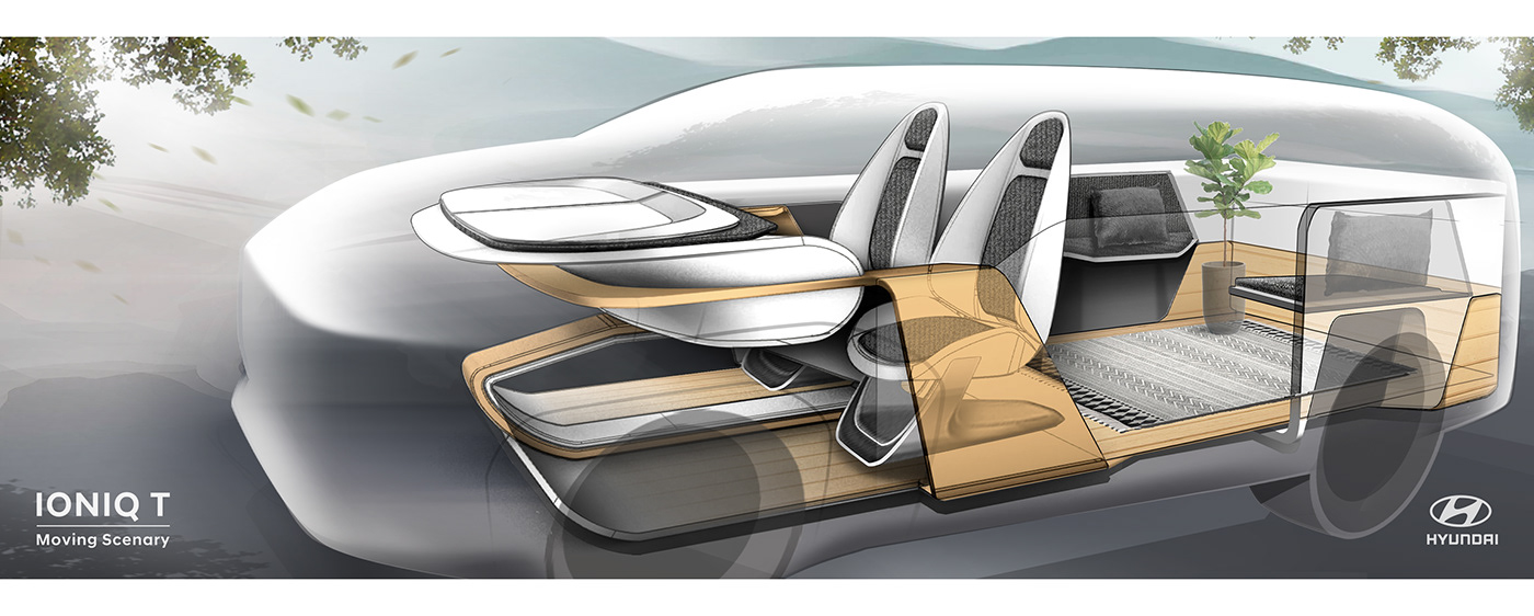 Yang Young jin，Traffic design，Works 2021，MOBIS UNIT，IONIQ T，jaguar，FFE-H，