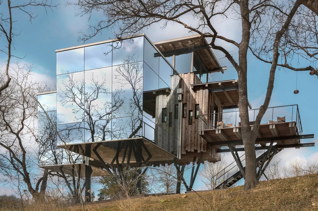 Tree House，Architectural design，Children's paintings，