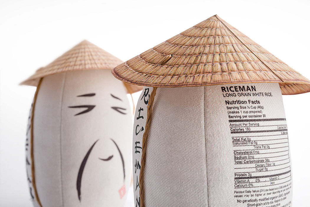 sustainable，Rice bag，packing design，